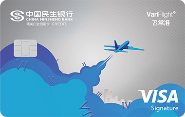 民生飛常準(zhǔn)精英白金卡(VISA)