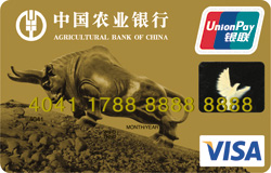 農(nóng)業(yè)銀行金穗公務(wù)卡(Visa)